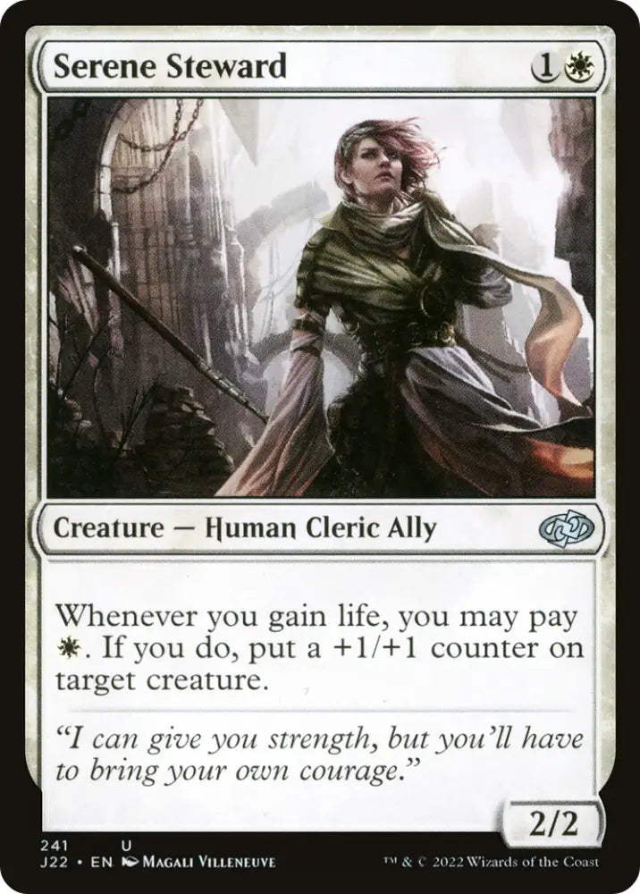 Serene Steward [Jumpstart 2022] - MTG Single