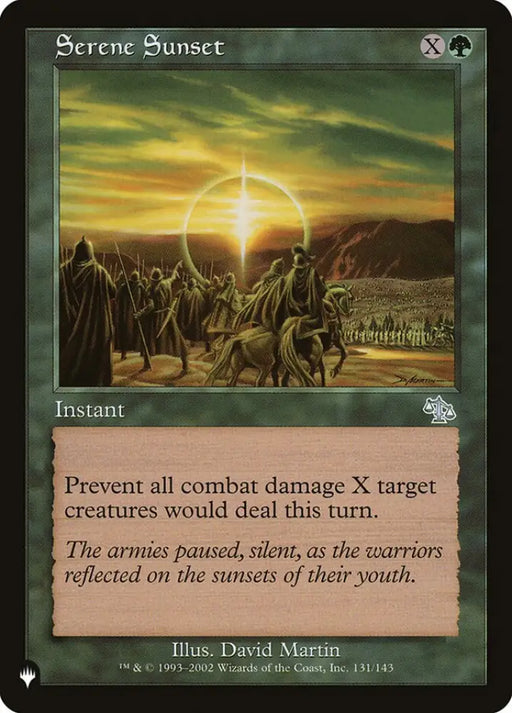 Serene Sunset [The List] - MTG Single