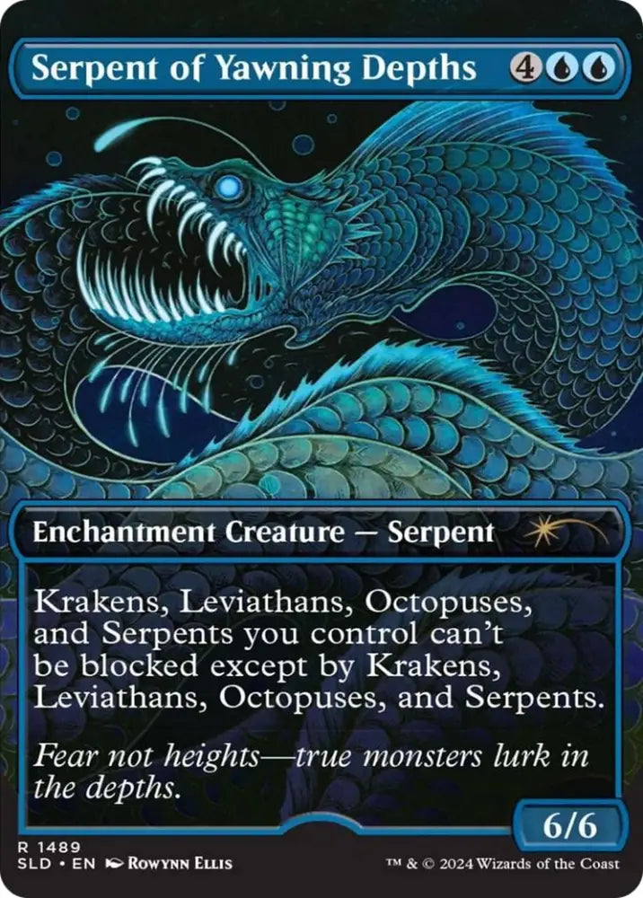 Serpent of Yawning Depths [Secret Lair Drop Series] - MTG Single
