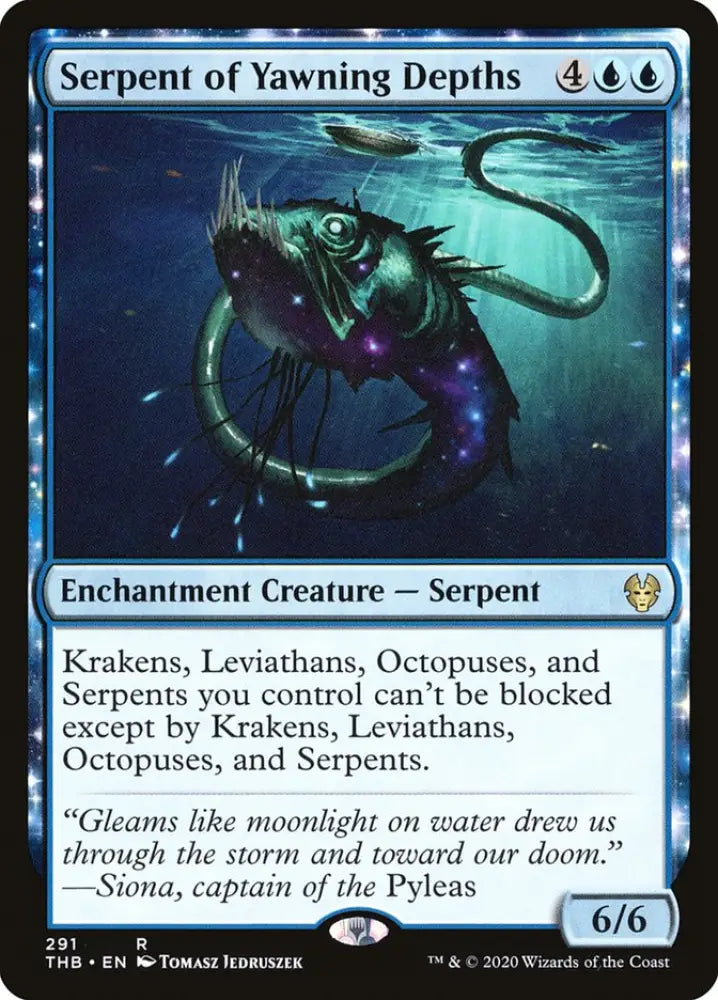 Serpent of Yawning Depths [Theros Beyond Death] - MTG Single