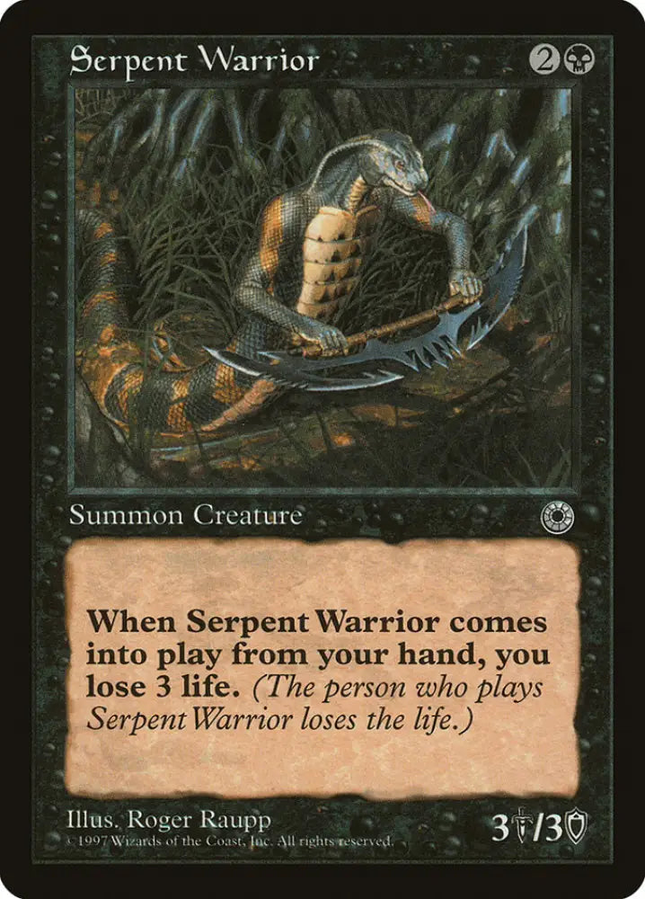 Serpent Warrior [Portal] - MTG Single