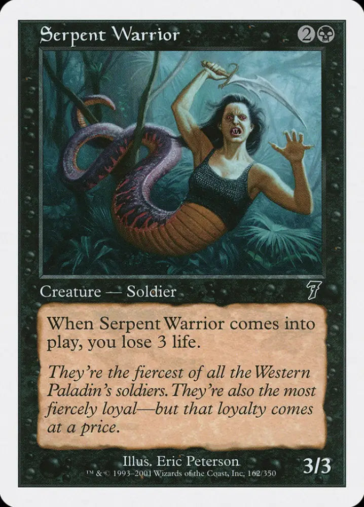 Serpent Warrior [Seventh Edition] - MTG Single