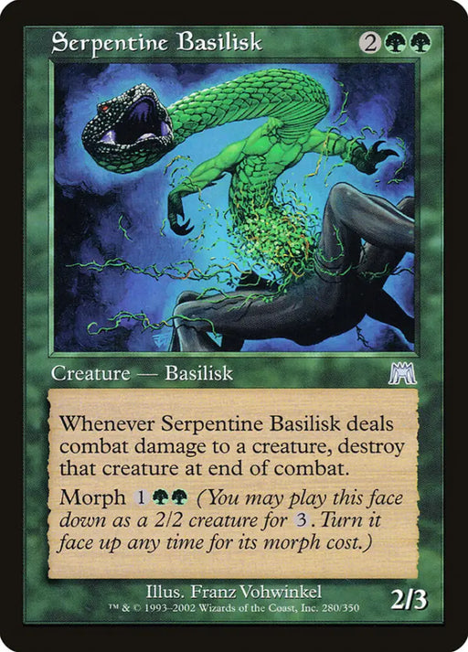 Serpentine Basilisk [Onslaught] - MTG Single