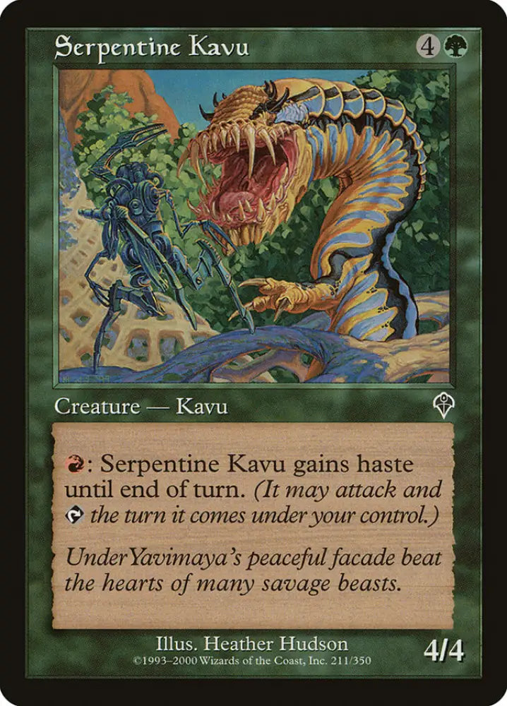 Serpentine Kavu [Invasion] - MTG Single