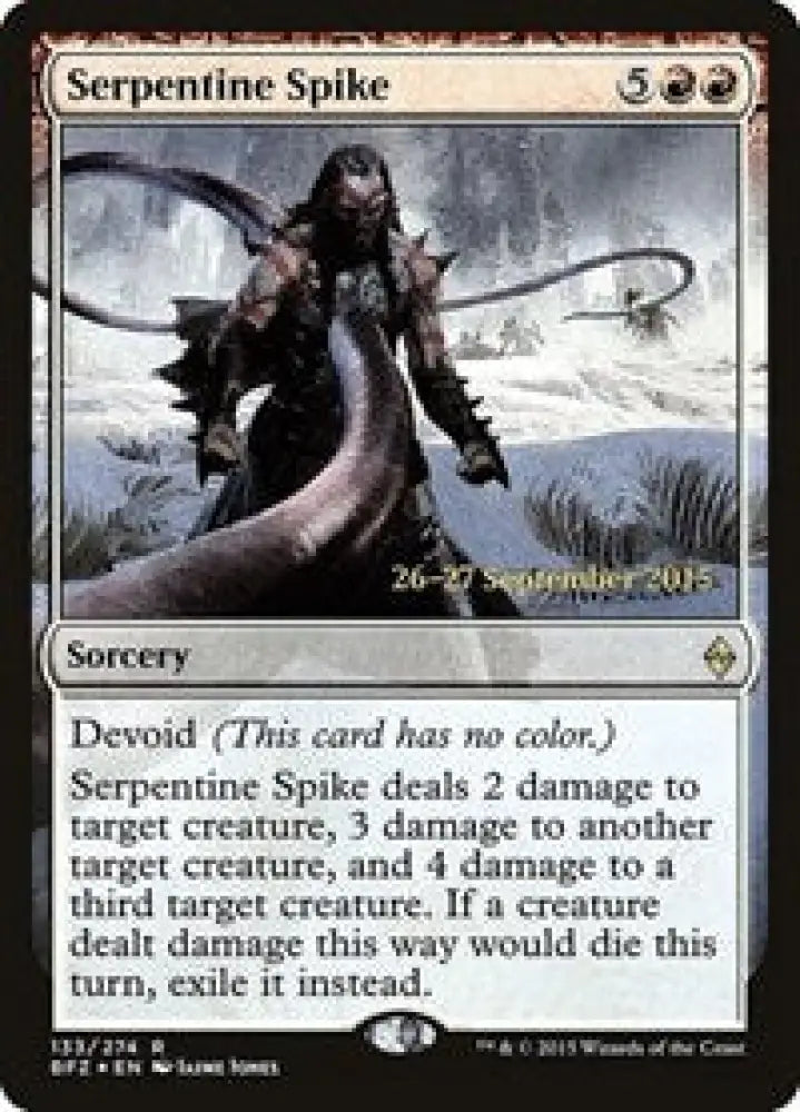 Serpentine Spike (133) [Prerelease Cards]