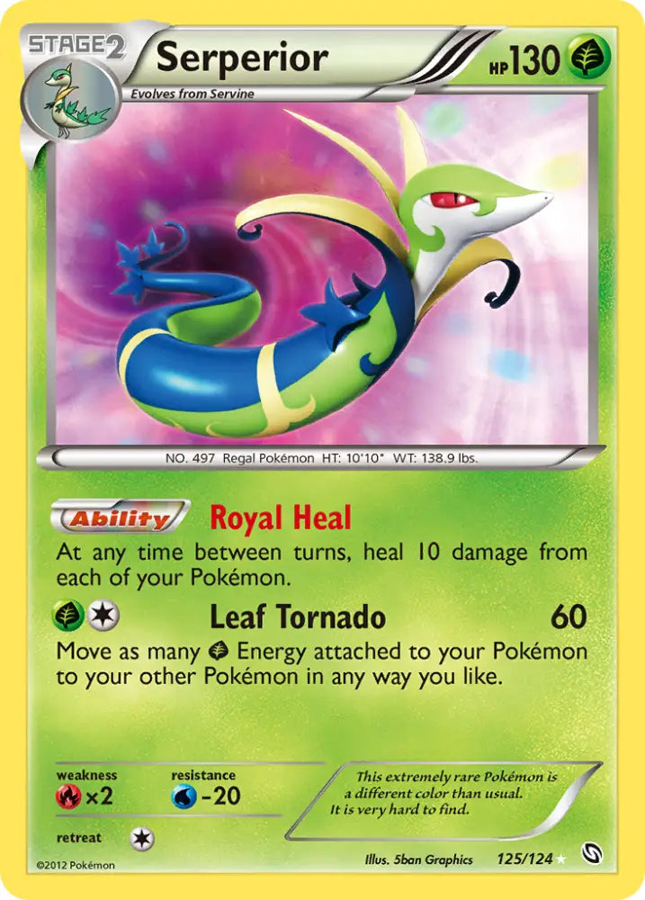 Serperior (125/124) [Black & White: Dragons Exalted] - Pokemon Single