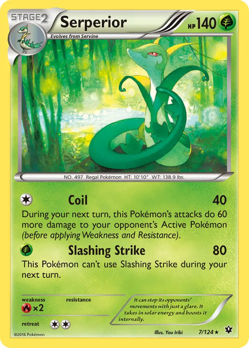 Serperior (7/124) [XY: Fates Collide] - Pokemon Single
