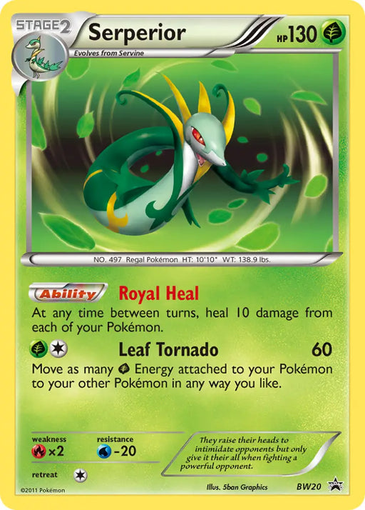 Serperior (BW20) [Black & White: Black Star Promos] - Pokemon Single