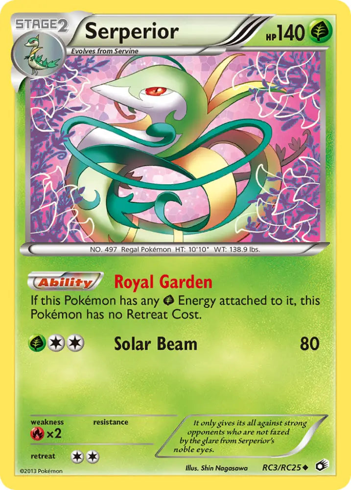 Serperior (RC3/RC25) [Black & White: Legendary Treasures] - Pokemon Single