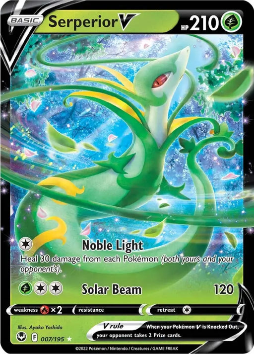 Serperior V (007/195) [Sword & Shield: Silver Tempest] - Pokemon Single