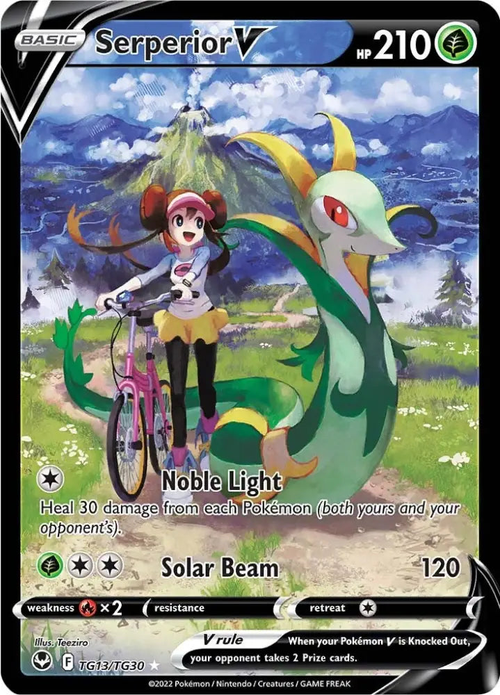 Serperior V (TG13/TG30) [Sword & Shield: Silver Tempest] - Pokemon Single