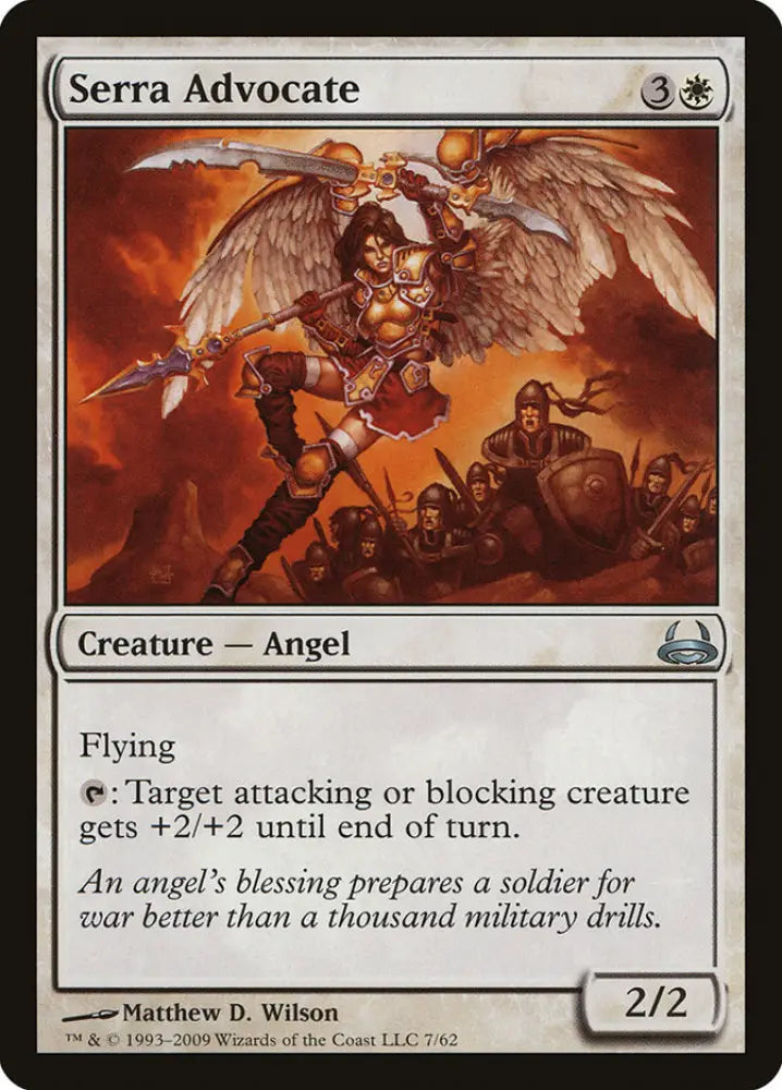 Serra Advocate [Duel Decks: Divine vs. Demonic] - MTG Single