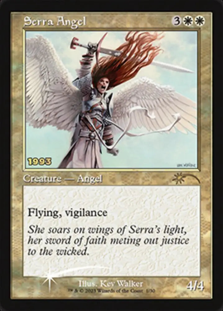 Serra Angel [30th Anniversary Promos] - MTG Single