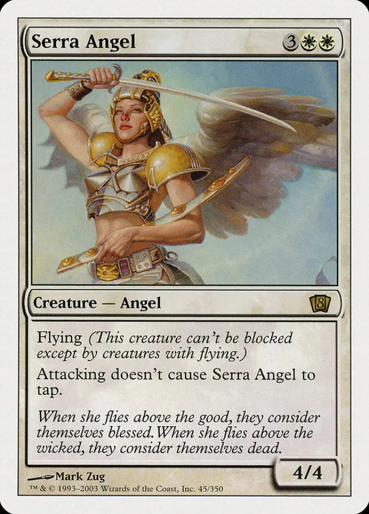 Serra Angel (45) [Eighth Edition] - MTG Single
