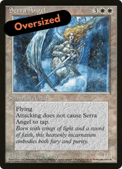 Serra Angel [alternate art] (Oversized) [Oversize Cards] - MTG Single
