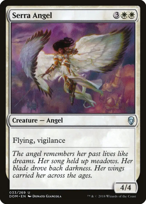 Serra Angel [Dominaria] - MTG Single
