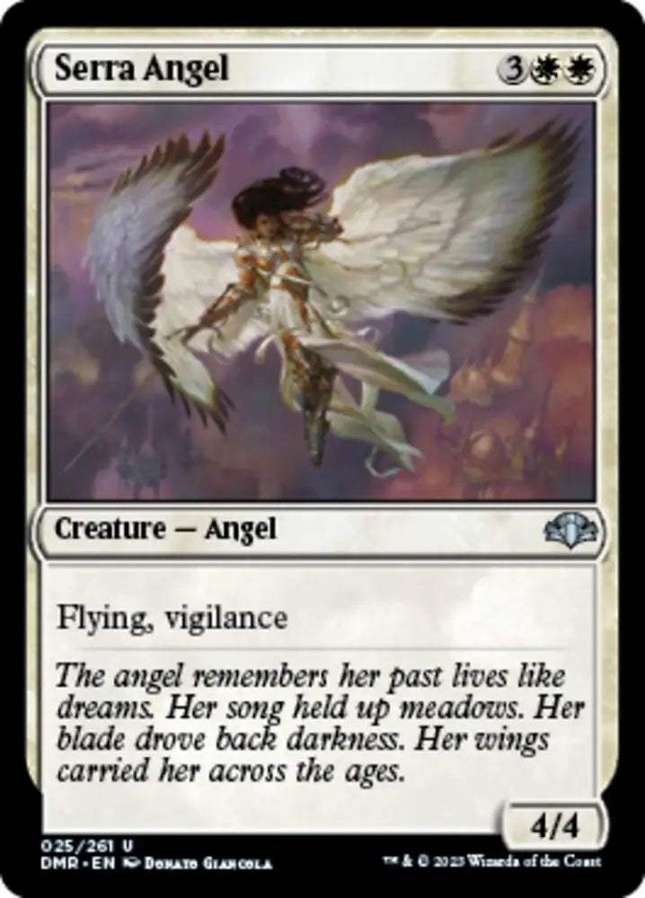 Serra Angel [Dominaria Remastered] - MTG Single