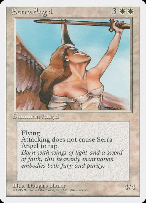 Serra Angel [Fourth Edition] - MTG Single