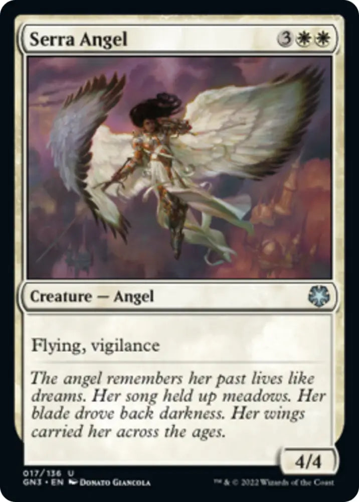 Serra Angel [Game Night: Free-for-All] - MTG Single