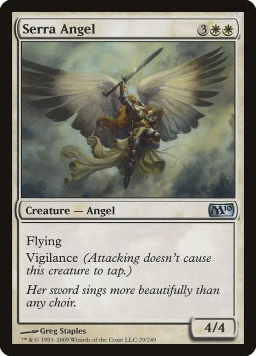 Serra Angel [Magic 2010] - MTG Single