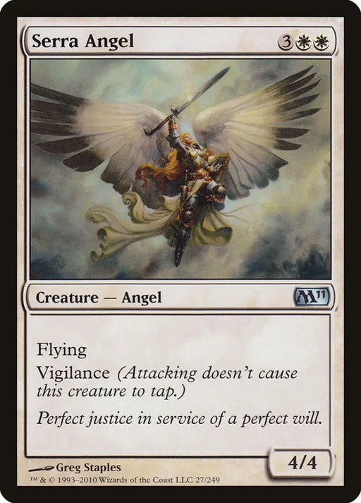 Serra Angel [Magic 2011] - MTG Single