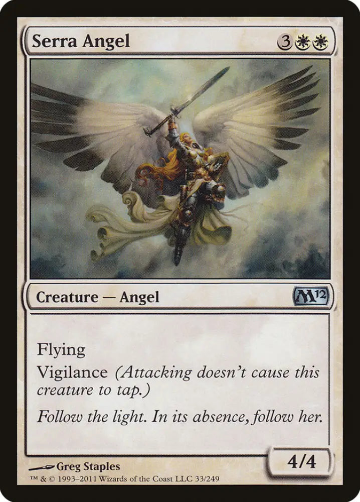 Serra Angel [Magic 2012] - MTG Single