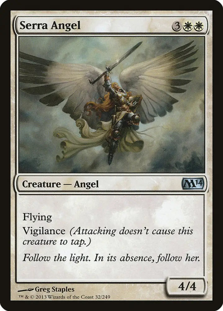 Serra Angel [Magic 2014] - MTG Single