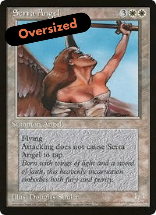 Serra Angel (Oversized) [Oversize Cards] - MTG Single
