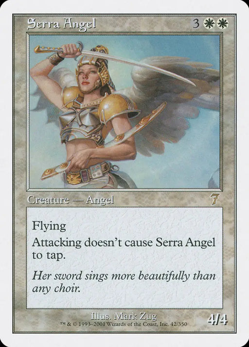 Serra Angel [Seventh Edition] - MTG Single