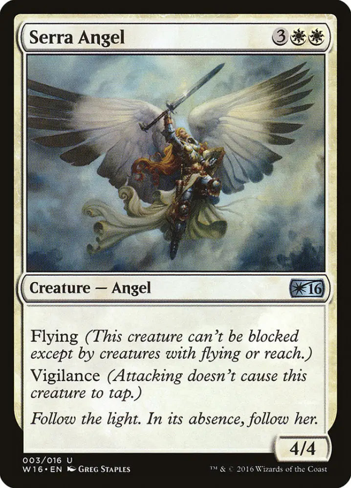 Serra Angel [Welcome Deck 2016] - MTG Single