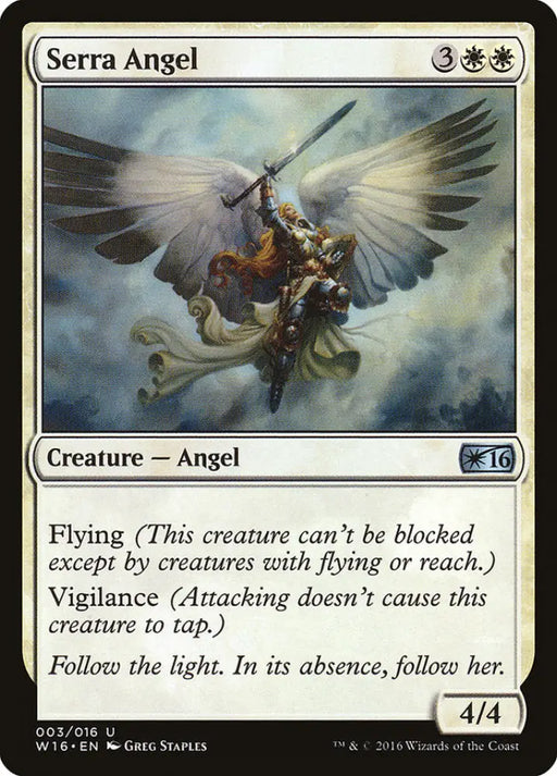 Serra Angel [Welcome Deck 2016] - MTG Single