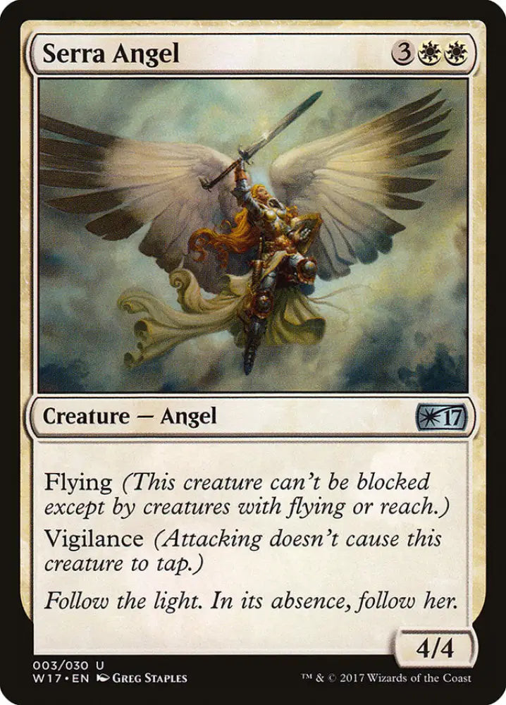 Serra Angel [Welcome Deck 2017] - MTG Single