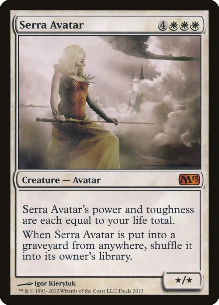 Serra Avatar (Duels of the Planeswalkers Promos) [Duels of the Planeswalkers Promos 2012] - MTG Single