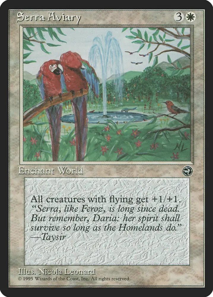 Serra Aviary [Homelands] - MTG Single