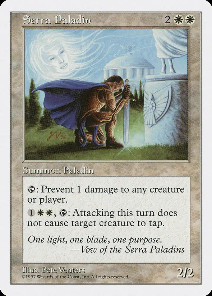 Serra Paladin [Fifth Edition] - MTG Single
