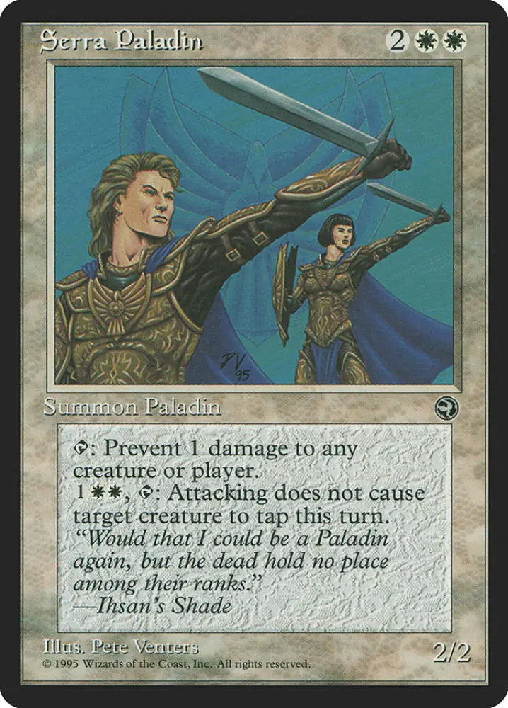 Serra Paladin [Homelands] - MTG Single