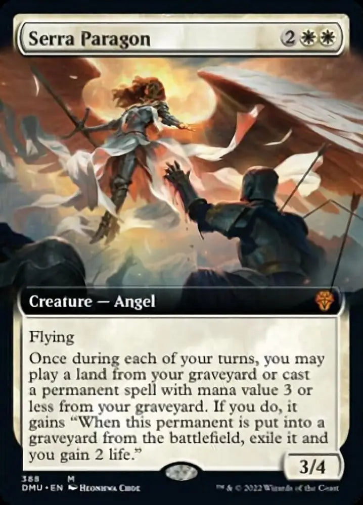 Serra Paragon (Extended Art) [Dominaria United] - MTG Single