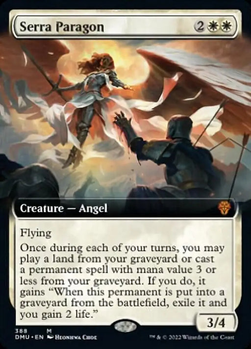 Serra Paragon (Extended Art) [Dominaria United] - MTG Single