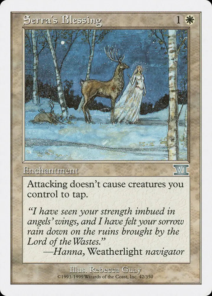 Serra’s Blessing [Classic Sixth Edition] - MTG Single