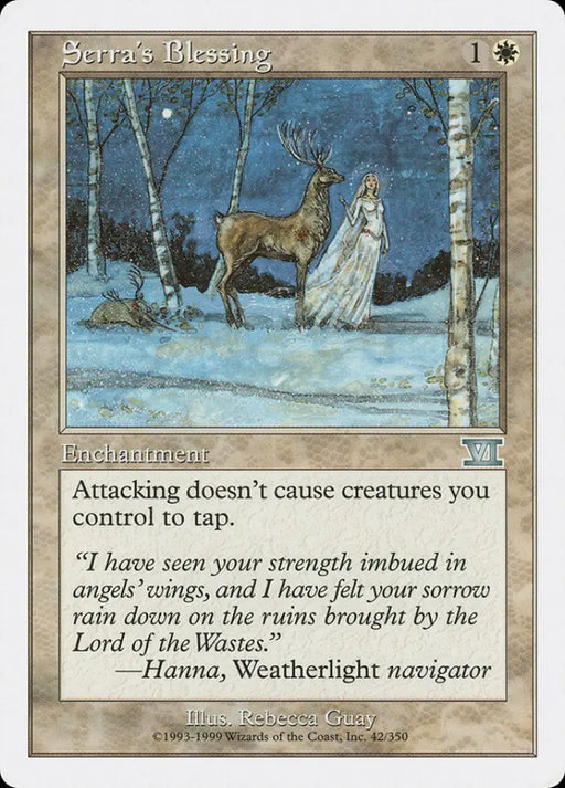Serra’s Blessing [Classic Sixth Edition] - MTG Single
