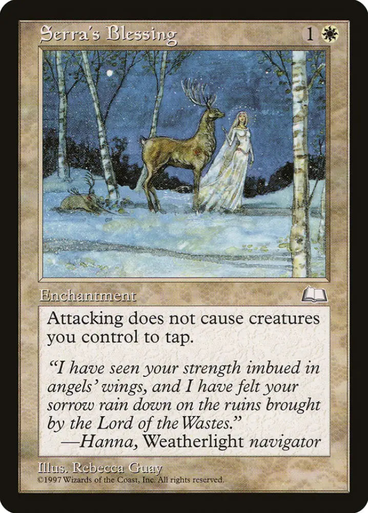 Serra’s Blessing [Weatherlight] - MTG Single
