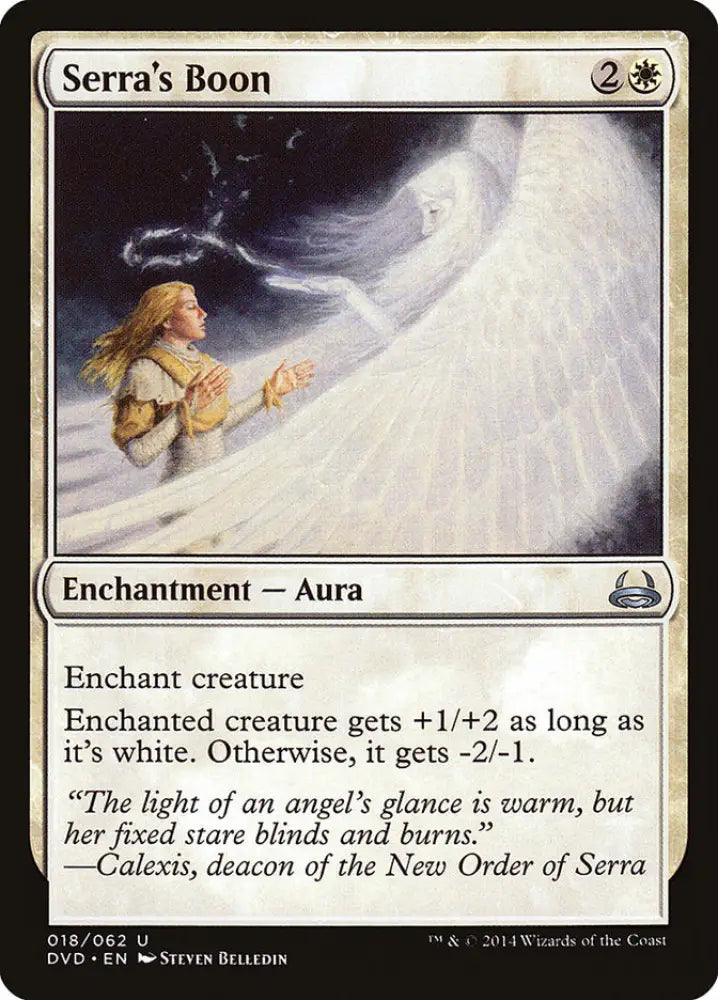 Serra’s Boon (Divine vs. Demonic) [Duel Decks Anthology] - MTG Single