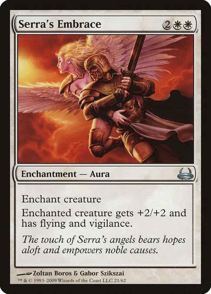 Serra’s Embrace [Duel Decks: Divine vs. Demonic] - MTG Single