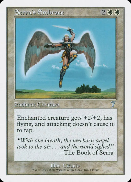 Serra’s Embrace [Seventh Edition] - MTG Single