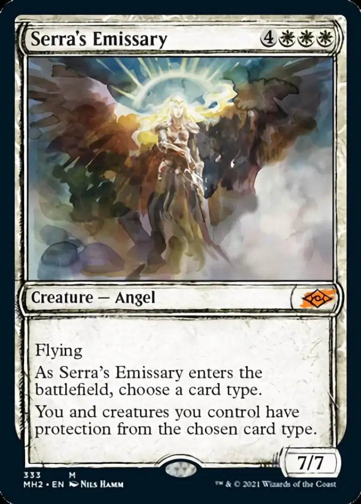 Serra’s Emissary (Sketch) [Modern Horizons 2] - MTG Single