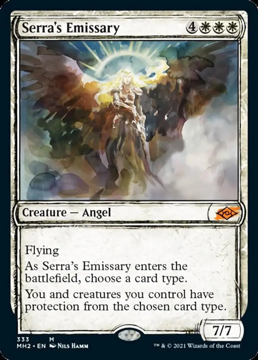 Serra’s Emissary (Sketch) [Modern Horizons 2] - MTG Single