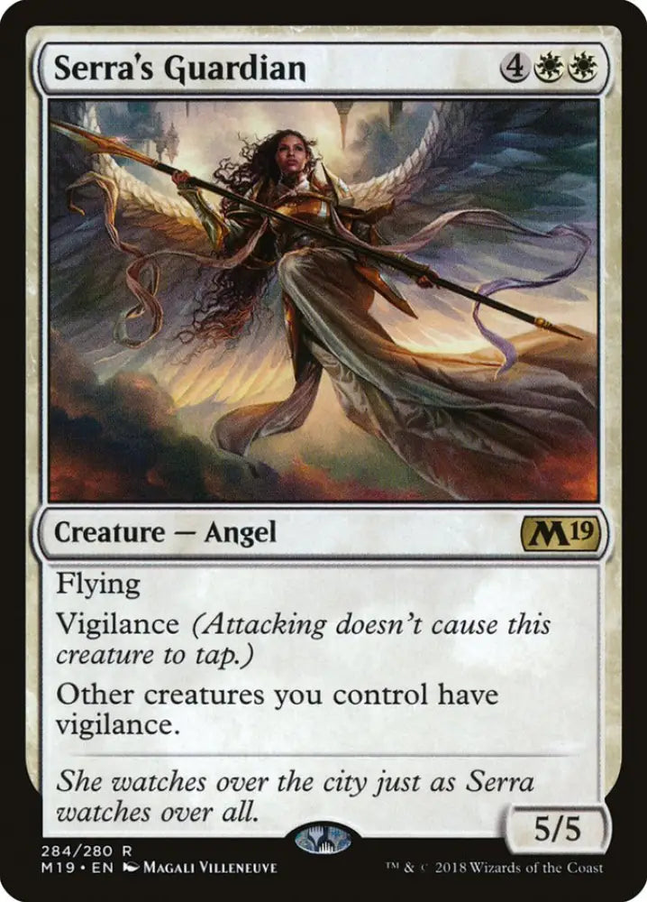 Serra’s Guardian [Core Set 2019] - MTG Single