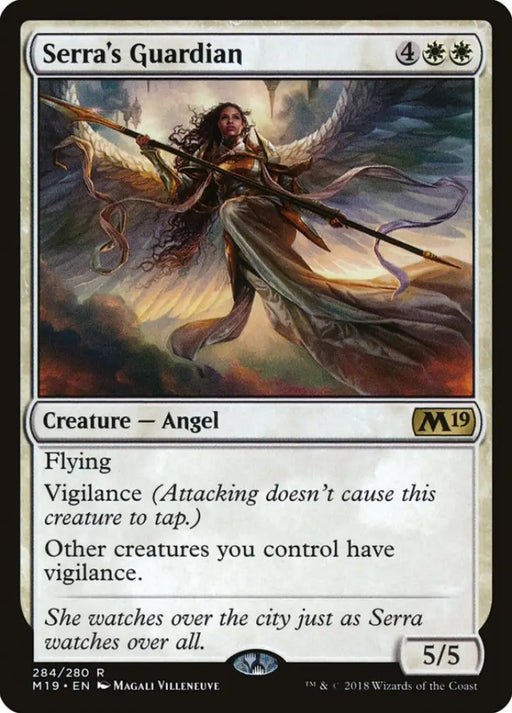 Serra’s Guardian [Core Set 2019] - MTG Single