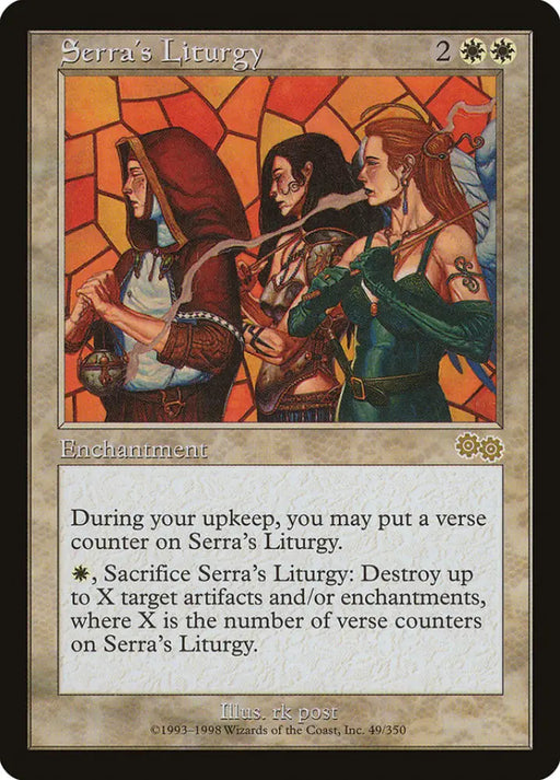 Serra’s Liturgy [Urza’s Saga] - MTG Single