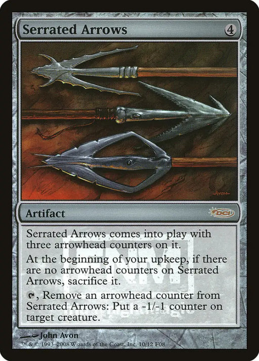 Serrated Arrows [Friday Night Magic 2008] - MTG Single